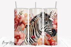 Summer Tumbler Sublimation Design Tropical Tumbler Wrap
