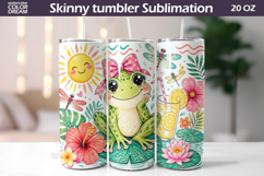 Summer Tumbler Wraps Bundle | Beach Ocean Animals Seamless Product Image 11