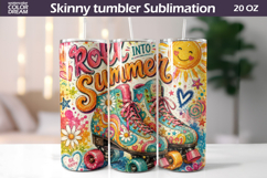 Boho Summer Tumbler Bundle | Beach Tumbler Wrap Product Image 3