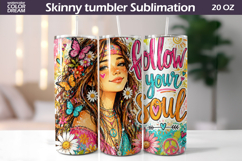 Boho Summer Tumbler Bundle | Beach Tumbler Wrap Product Image 5