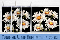 Wildflowers Tumbler Wrap | 20 oz. Straight Skinny Design Product Image 1