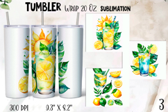 Summer Tumbler Wrap, Hello Summer Sublimation Product Image 1