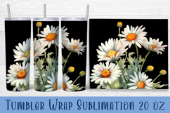 Wildflowers Tumbler Wrap | 20 oz. Straight Skinny Design Product Image 1