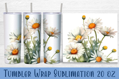 Wildflowers Tumbler Wrap | 20 oz. Straight Skinny Design Product Image 1