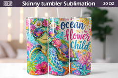 Boho Summer Tumbler Bundle | Beach Tumbler Wrap Product Image 11