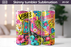 Boho Summer Tumbler Bundle | Beach Tumbler Wrap Product Image 16
