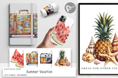 Digital Paper Summer Vacation Product Image 1