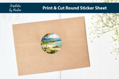 Summer Vacation Digital Sticker