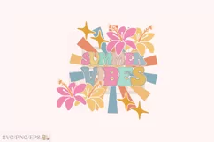 Summer Vibes SVG, Retro Summer PNG T-shirt Design Product Image 1