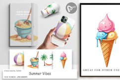 Digital Paper Summer Vibes Product Image 1