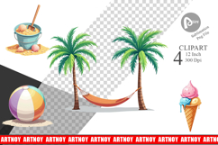 Summer Vibes Clipart Product Image 1
