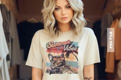 Summer Vibes T-shirt Design PNG