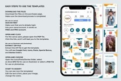 Summer Vibes white &amp; Bule Instagram Templates| CANVA-PS-AI Product Image 10