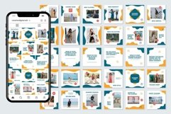 Summer Vibes white &amp; Bule Instagram Templates| CANVA-PS-AI Product Image 4