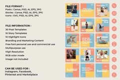 Summer Vibes Instagram Templates | CANVA-PS-AI Product Image 2