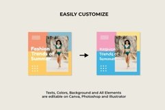 Summer Vibes Instagram Templates | CANVA-PS-AI Product Image 6