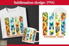 Summer t shirt design, Summer vibes, Butterfly brush strokes Product Image 1