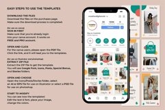 Summer Vibes Aesthetic Instagram Templates | CANVA-PS-AI Product Image 10