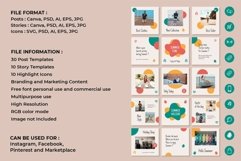 Summer Vibes Aesthetic Instagram Templates | CANVA-PS-AI Product Image 2