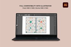 Summer Vibes Aesthetic Instagram Templates | CANVA-PS-AI Product Image 9