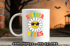 Summer Vibes Daisy PNG File