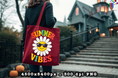 Summer Vibes Daisy PNG File