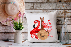 Summer Vibes Flamingo Pool Party PNG Beach Vacation Clipart Product Image 9