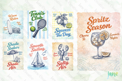 Summer Vibes Hand-Drawn Clipart Product Image 2