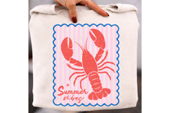 Summer Vibes Lobster Sublimation PNG, Coastal Art Product Image 2