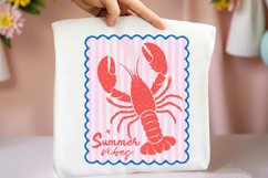 Summer Vibes Lobster Sublimation PNG, Coastal Art Product Image 3