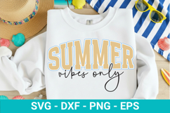Summer Vibes Only SVG - Retro Summer Design Product Image 1