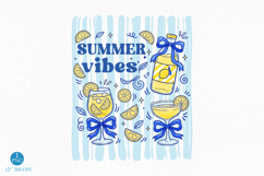 Summer Vibes PNG Sublimation Design, Beach Summer Shirt PNG Product Image 1