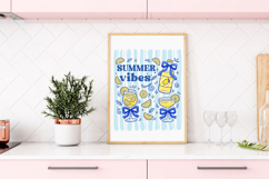 Summer Vibes PNG Sublimation Design, Beach Summer Shirt PNG Product Image 3