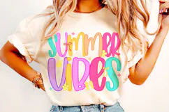 Summer Vibes PNG, Preppy Summer, Beach PNG, Hello Summer PNG Product Image 2