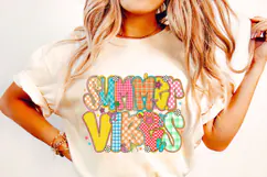 Summer Vibes PNG, Preppy Summer, Beach PNG, Hello Summer PNG Product Image 2