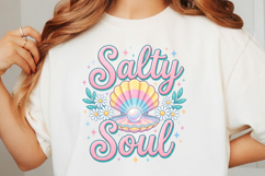 Summer Vibes Salty Soul PNG Product Image 1