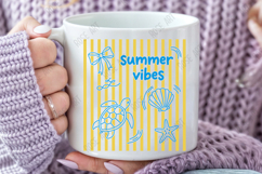 Summer Vibes Striped Coquette PNG Product Image 5