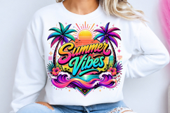 Summer Vibes Sublimation PNG Product Image 1
