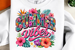 Summer Vibes Sublimation PNG Product Image 2