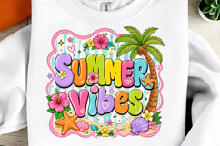 Summer Vibes Sublimation PNG Product Image 2