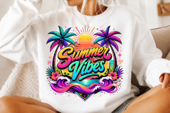 Summer Vibes Sublimation PNG Product Image 3