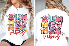 Summer Vibes Svg, Retro Summer Bow Svg Product Image 5