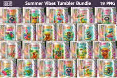 Summer Tropical Beach Animals Tumbler Bundle Product Image 1