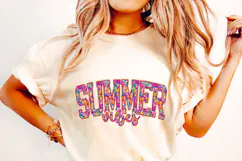 Summer Vibes PNG, Floral Summer, Beach PNG, Hello Summer PNG Product Image 2