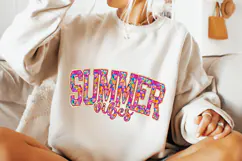 Summer Vibes PNG, Floral Summer, Beach PNG, Hello Summer PNG Product Image 3