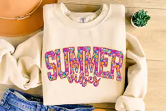 Summer Vibes PNG, Floral Summer, Beach PNG, Hello Summer PNG Product Image 1