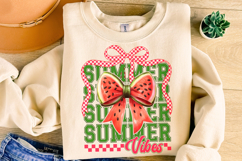 Summer Vibes PNG, Watermelon Summer PNG, Summer Coquette PNG Product Image 4