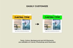 Summer Vibes Yellow Instagram Templates | CANVA-PS-AI Product Image 6
