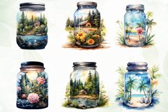 Summer View in Jar Sublimation Product Image 3