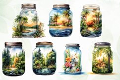 Summer View in Jar Sublimation Product Image 2